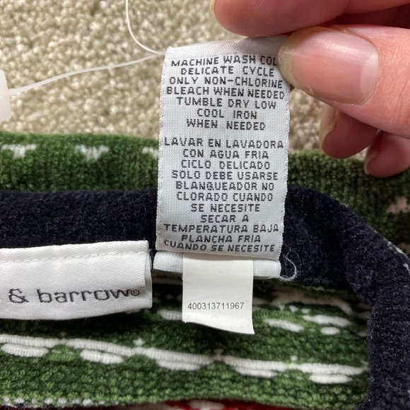 Croft & Barrow Cardigan Women Large Norwegian Fair Isle Snowflake Deer Tree Knit - Picture 4 of 10